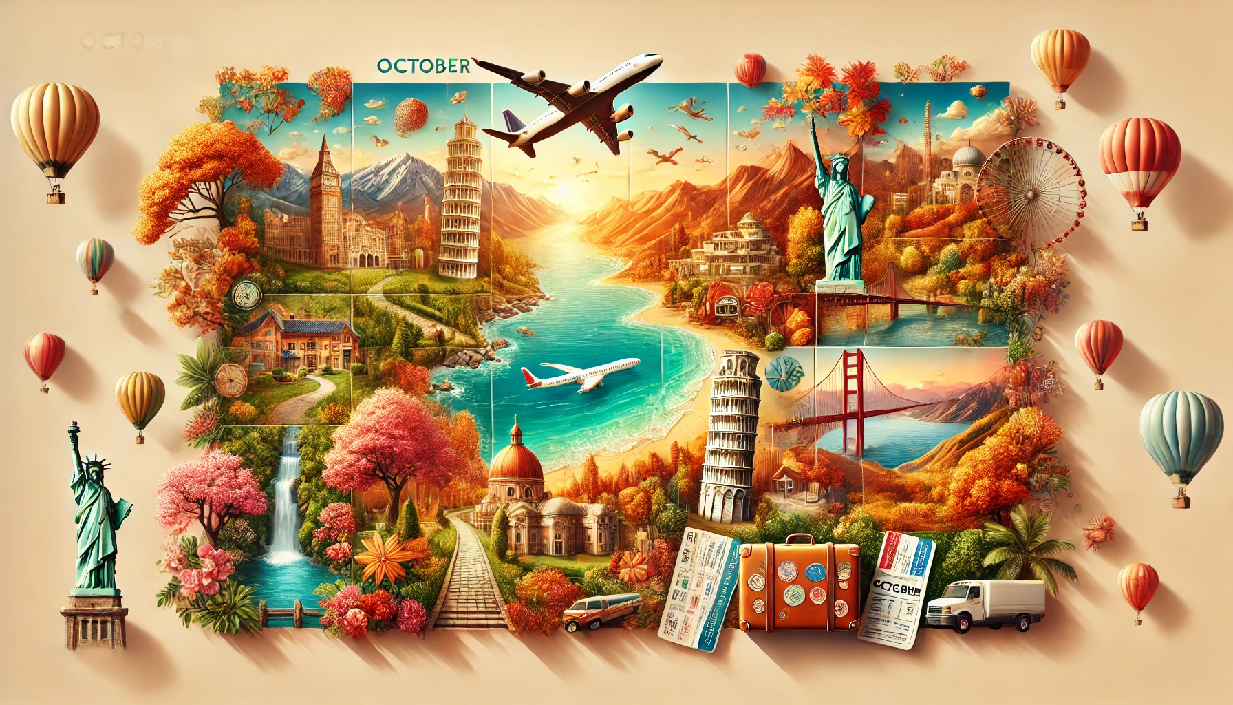 El mejor lugar para viajar en octubre: vea las opciones