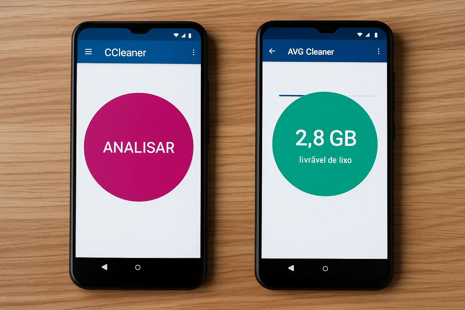 CCleaner ou AVG Cleaner: qual limpa mais e consome menos bateria