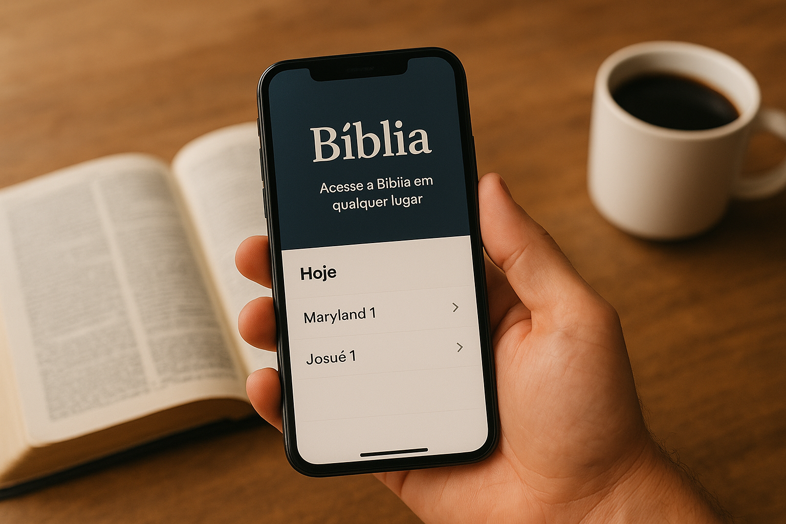 Aplicativo da Bíblia para praticar a fé onde você estiver
